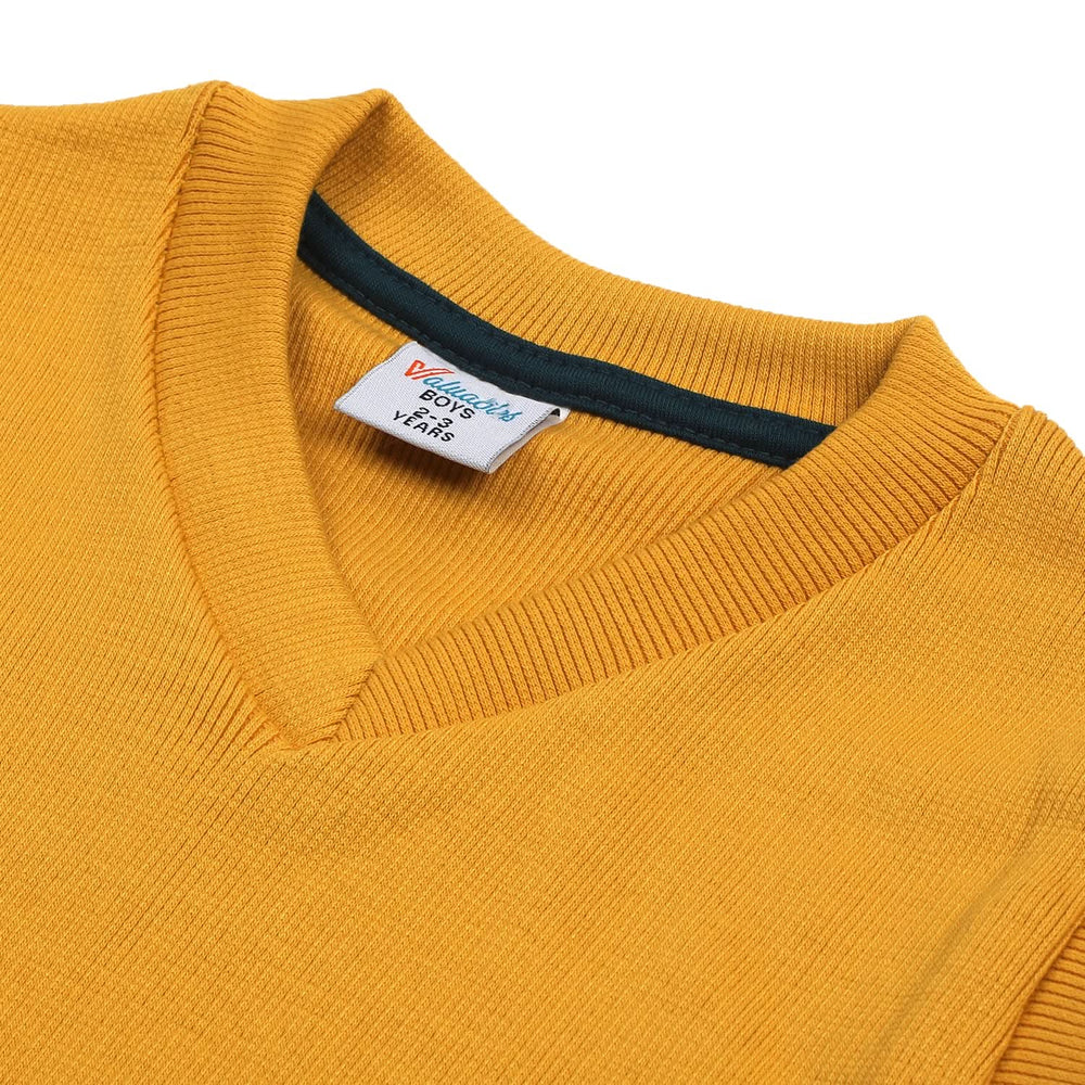 Boys Sleeveless Sweater - Yellow, Boys Sweaters, Chase Value, Chase Value