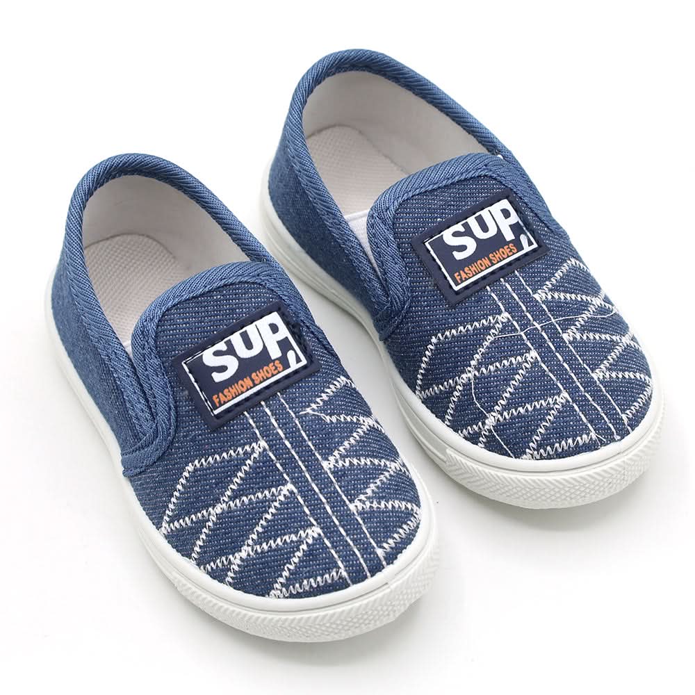 Boys Canvas Shoes - Blue, Boys Casual Shoes & Sneakers, Chase Value, Chase Value