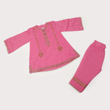 Girls Shalwar Suit 2Pcs - Pink, Girls Shalwar Kameez, Chase Value, Chase Value