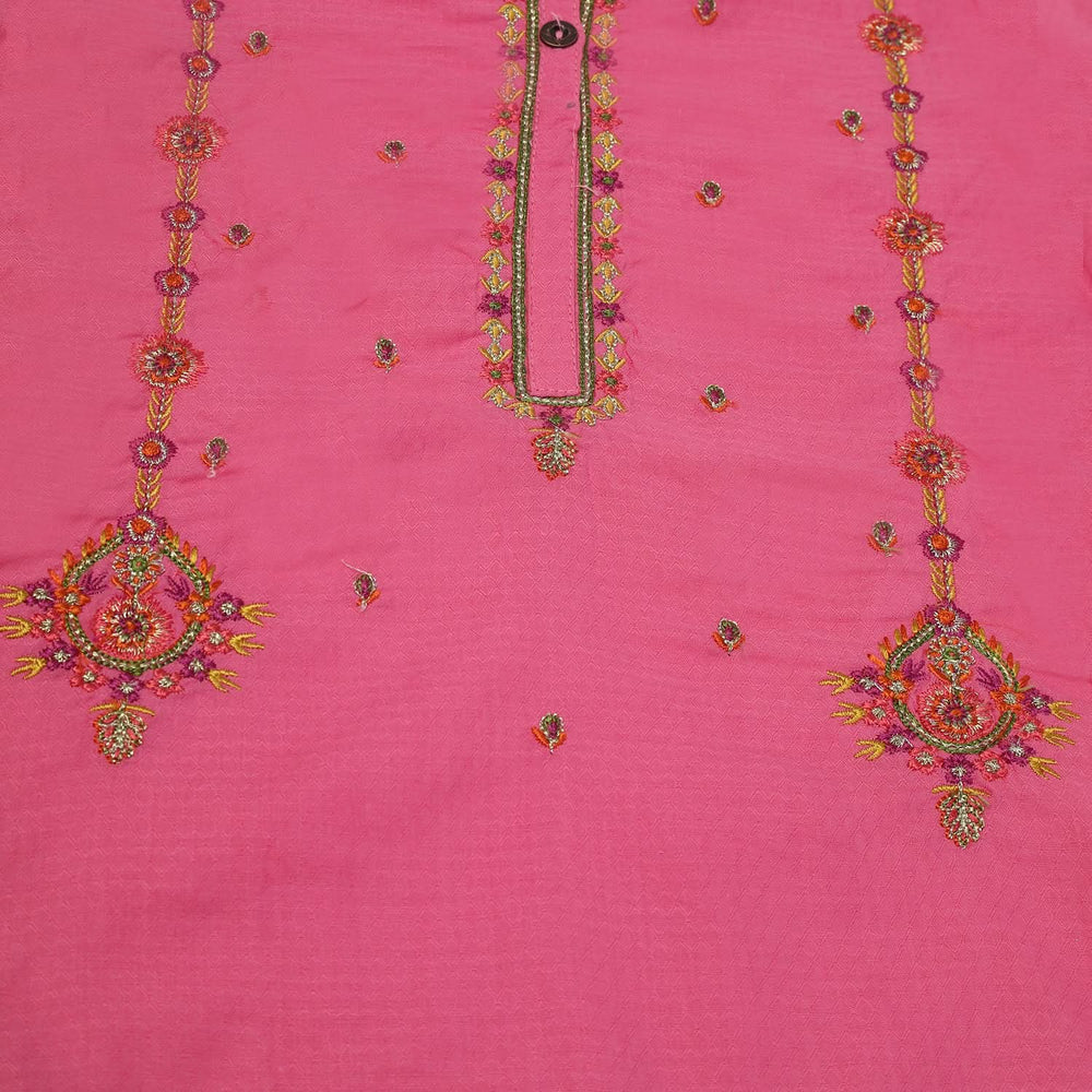 Girls Shalwar Suit 2Pcs - Pink, Girls Shalwar Kameez, Chase Value, Chase Value