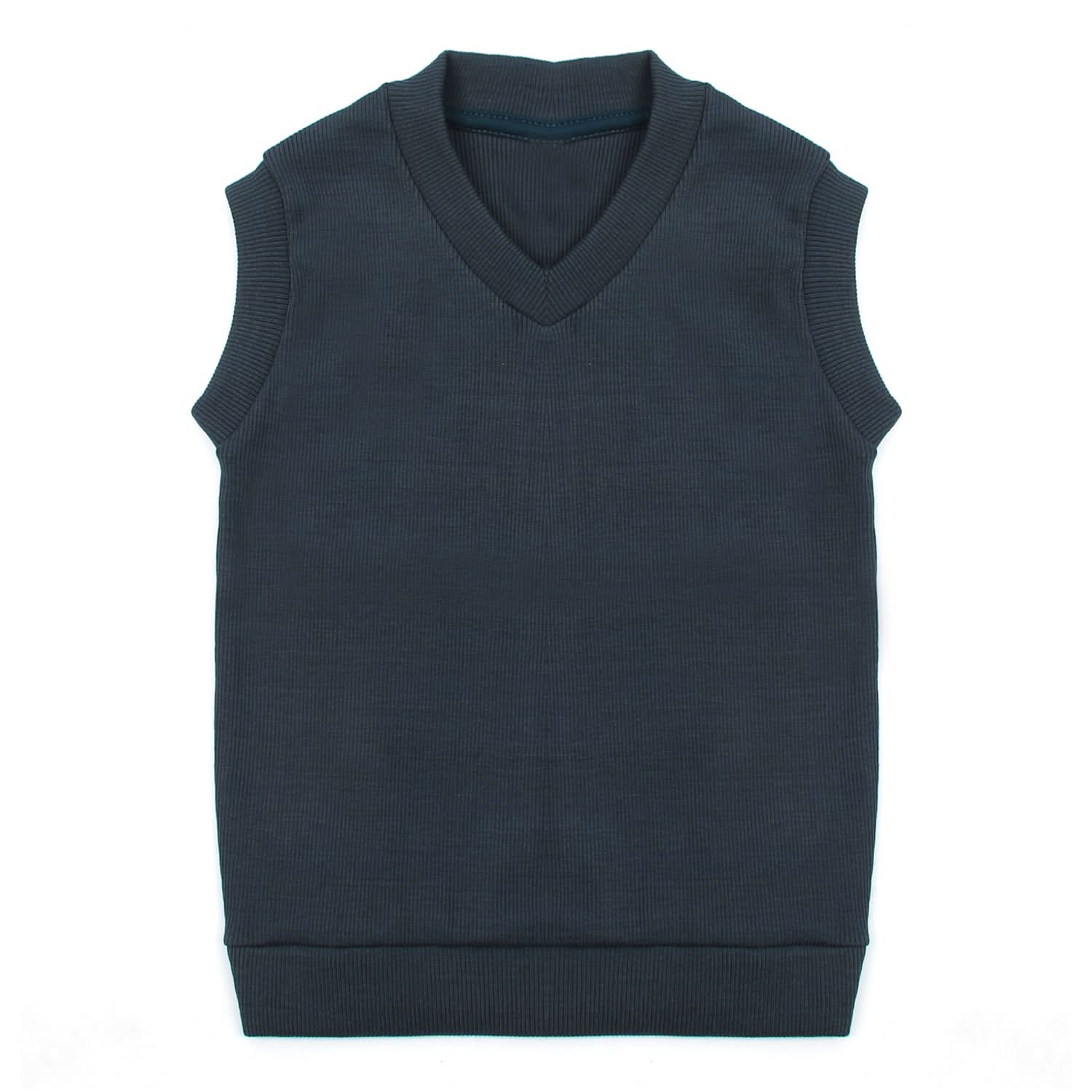 Boys Sleeveless Sweater - Steel Blue, Boys Sweaters, Chase Value, Chase Value