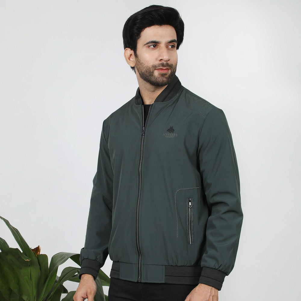 Men's Full Sleeves Jacket - Green, Men's Jackets & Hoodies, Chase Value, Chase Value