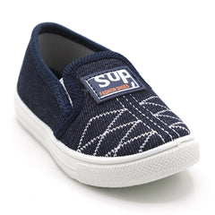 Boys Canvas Shoes - Navy Blue