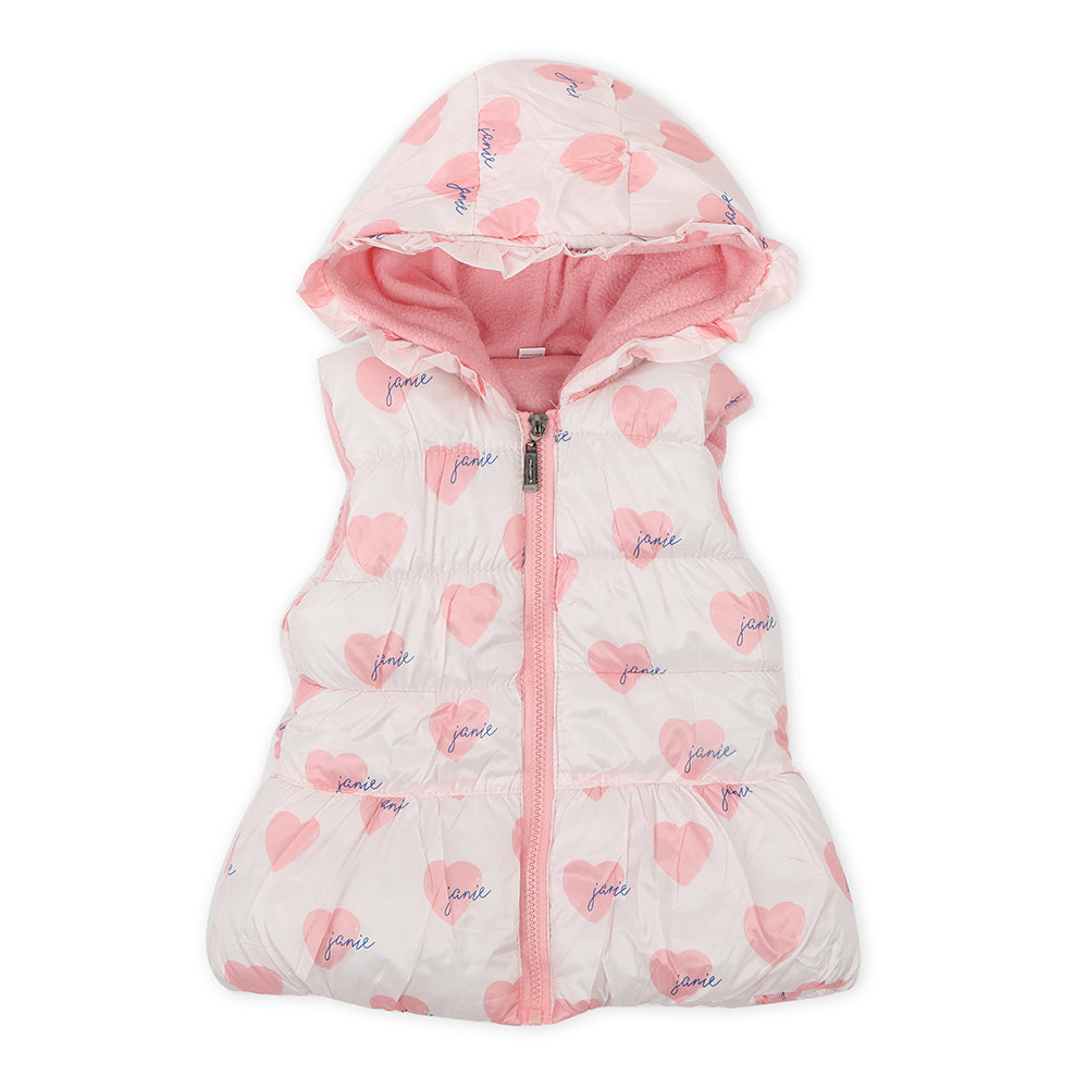 Girls Sando Jacket - Baby Pink, Girls Jackets, Chase Value, Chase Value