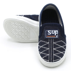 Boys Canvas Shoes - Navy Blue