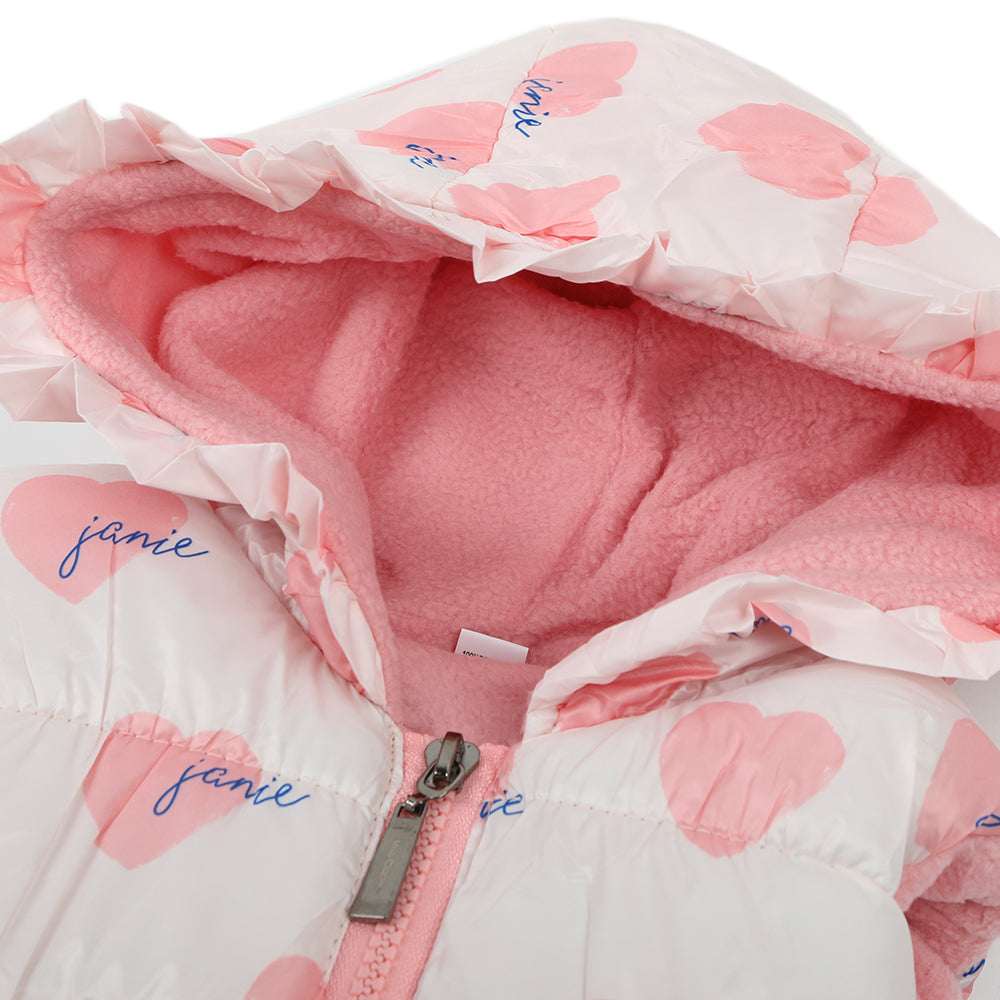 Girls Sando Jacket - Baby Pink, Girls Jackets, Chase Value, Chase Value