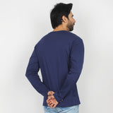 Eminent Men's Full Sleeves Round Neck T-Shirt - Navy Blue, Men's T-Shirts & Polos, Eminent, Chase Value