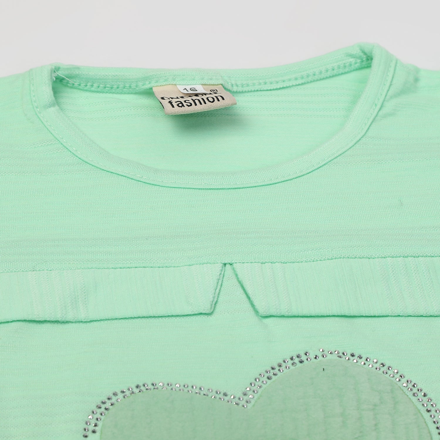 Girls Tight Half Sleeves Suit - Sea Green, Girls Suits, Chase Value, Chase Value