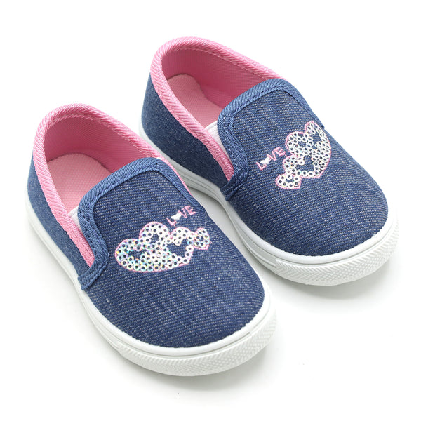 Girls Canvas Shoe - Light Pink