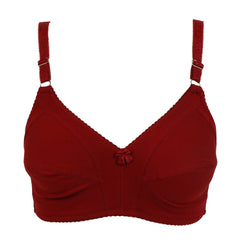 Women's Plain Cotton Bra - Red, Women Bras, Chase Value, Chase Value