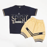 Boys Half Sleeves Suit - Navy Blue, Boys Sets & Suits, Chase Value, Chase Value
