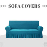 Mesh Turkish Style Sofa Covers (7 Seater) - Zinc, Sofa Cover, Chase Value, Chase Value