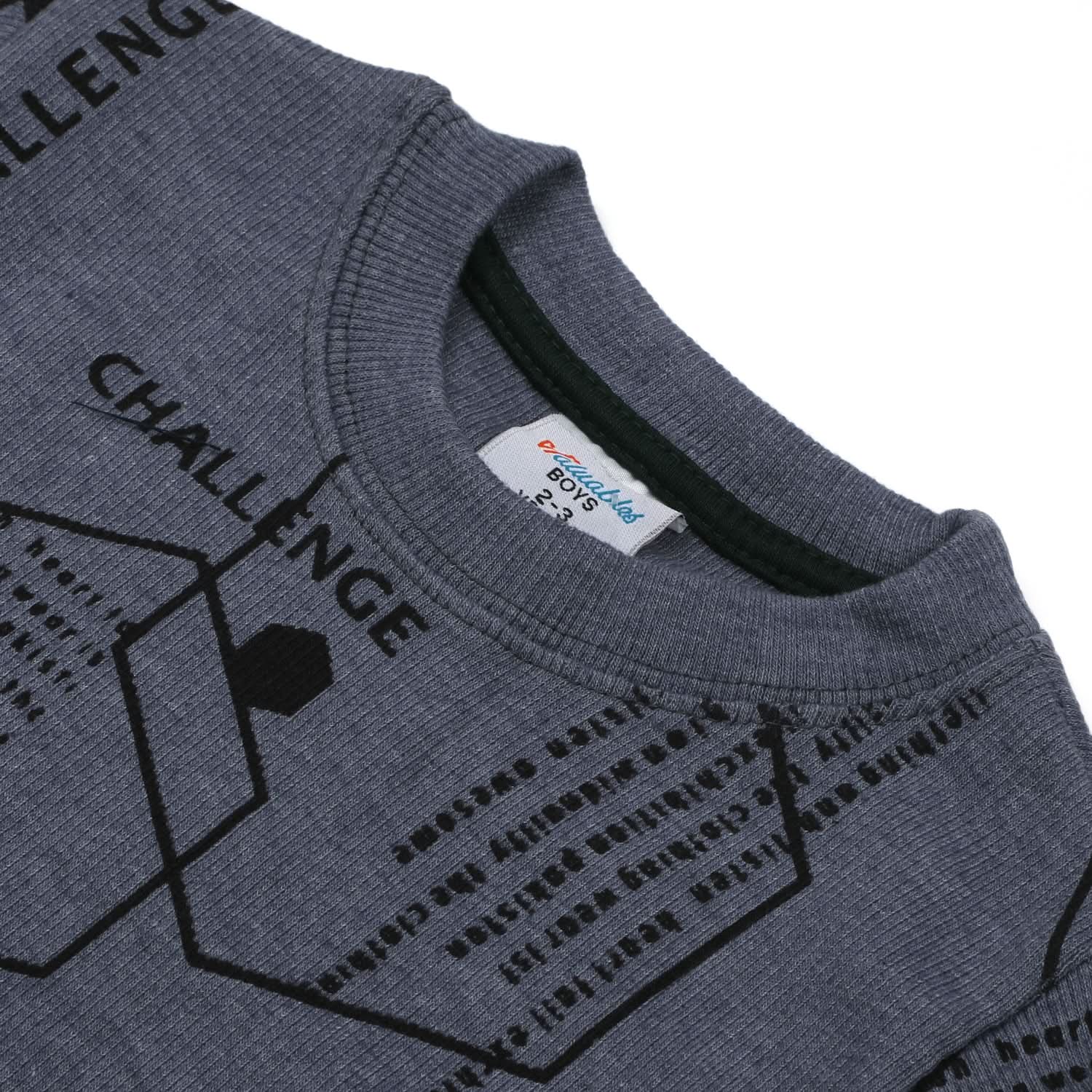 Boys Full Sleeves Sweatshirt - Blue, Boys Hoodies & Sweat Shirts, Chase Value, Chase Value