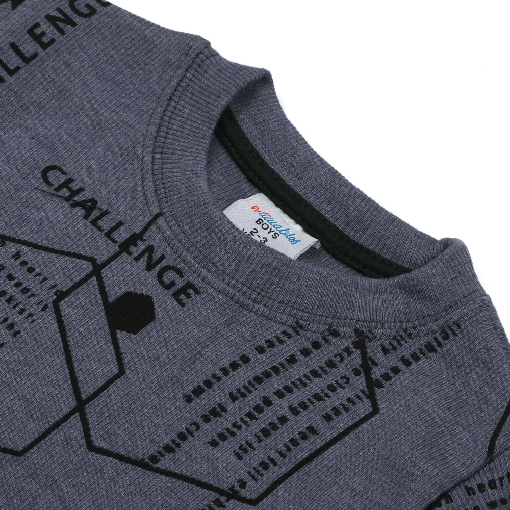 Boys Full Sleeves Sweatshirt - Blue, Boys Hoodies & Sweat Shirts, Chase Value, Chase Value