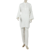 Women's Dyed Co-Ord Set - White, Women Co-Ord Set, Chase Value, Chase Value