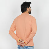 Eminent Men's Full Sleeves Polo T-Shirt - Clay, Men's T-Shirts & Polos, Eminent, Chase Value