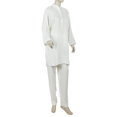 Women's Dyed Co-Ord Set - White