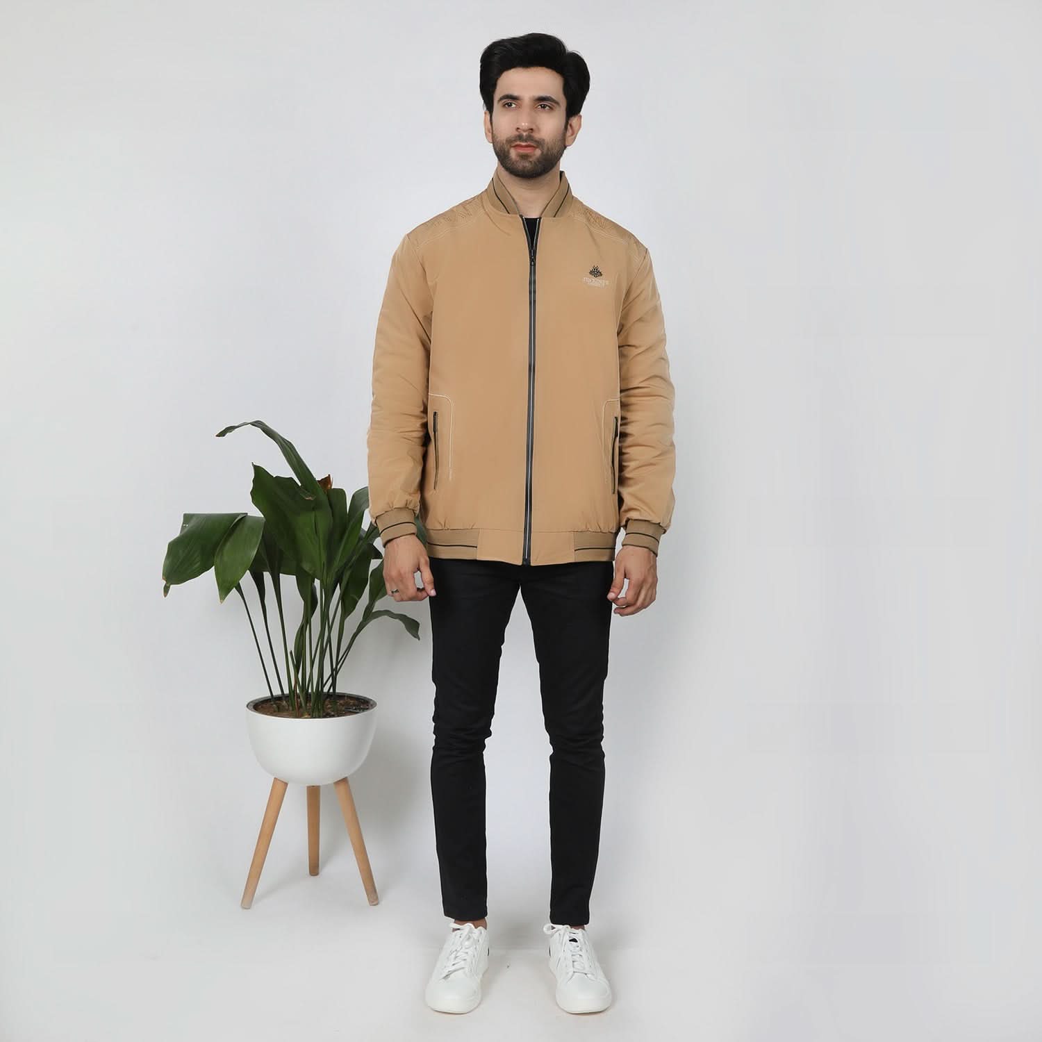 Men's Full Sleeves Jacket - Camel, Men's Jackets & Hoodies, Chase Value, Chase Value