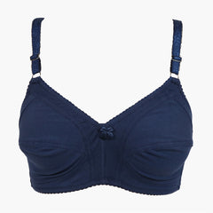 Women's Plain Cotton Bra - Blue, Women Bras, Chase Value, Chase Value