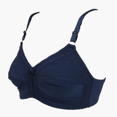 Women's Plain Cotton Bra - Blue, Women Bras, Chase Value, Chase Value