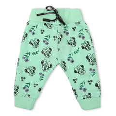 Newborn Girls Trouser - Cyan