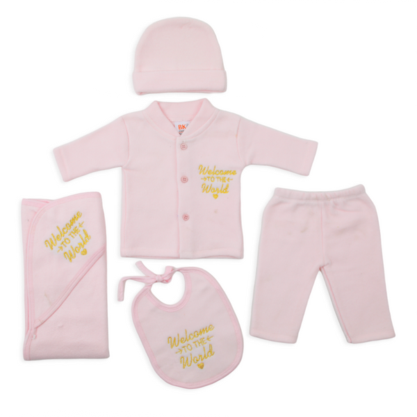 Newborn Full Sleeves Gift Set - Pink