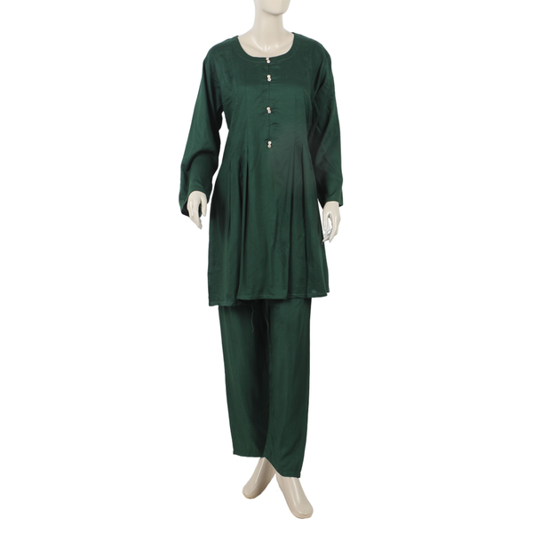 Women's Dyed Co-Ord Set - Green