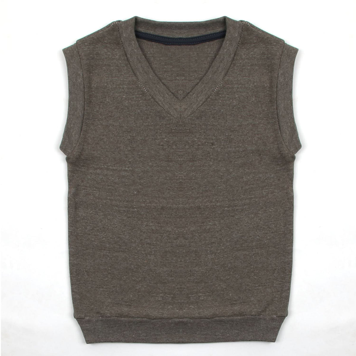 Boys Sleeveless  Sweater - Light Brown, Boys Sweaters, Chase Value, Chase Value