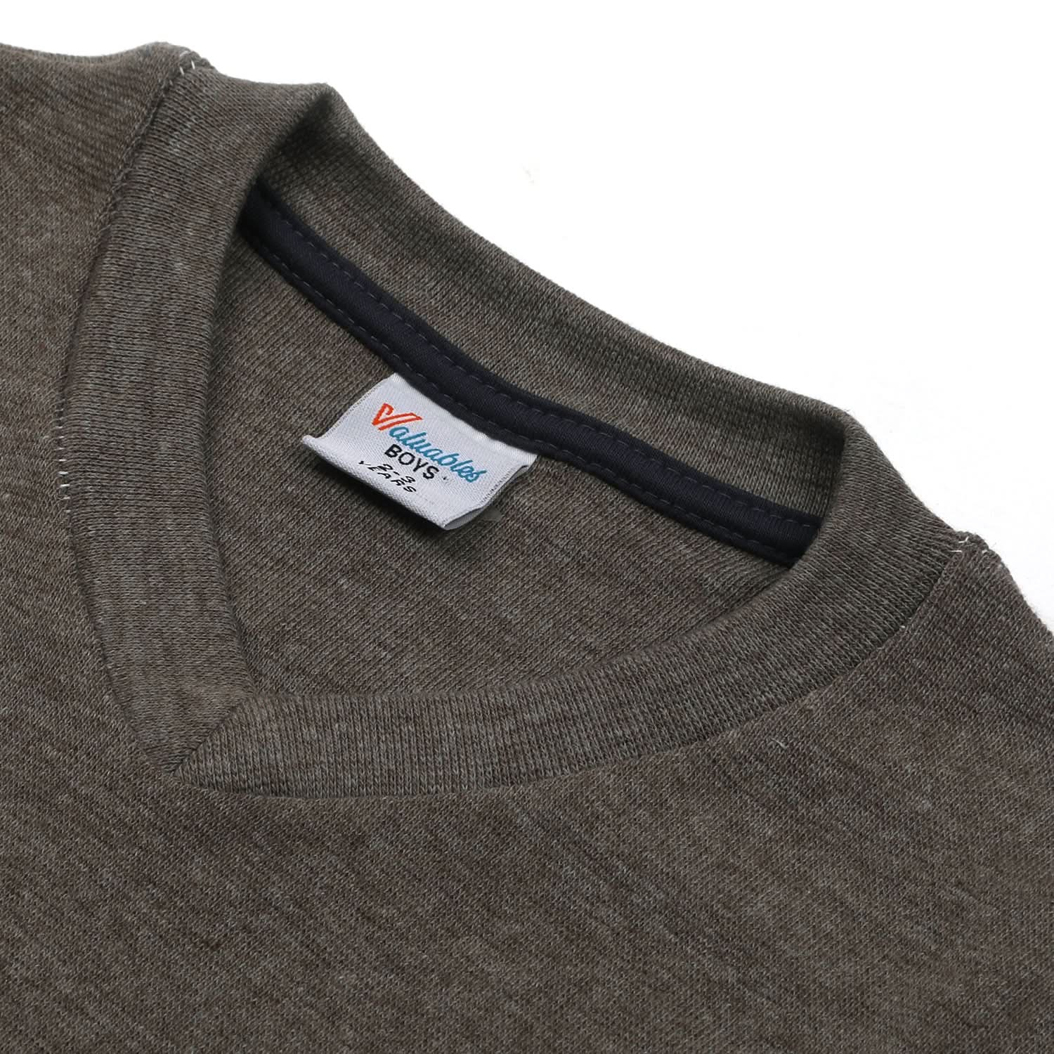 Boys Sleeveless  Sweater - Light Brown, Boys Sweaters, Chase Value, Chase Value