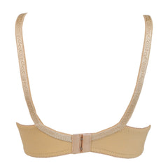 Women's Plain Cotton Bra - Skin