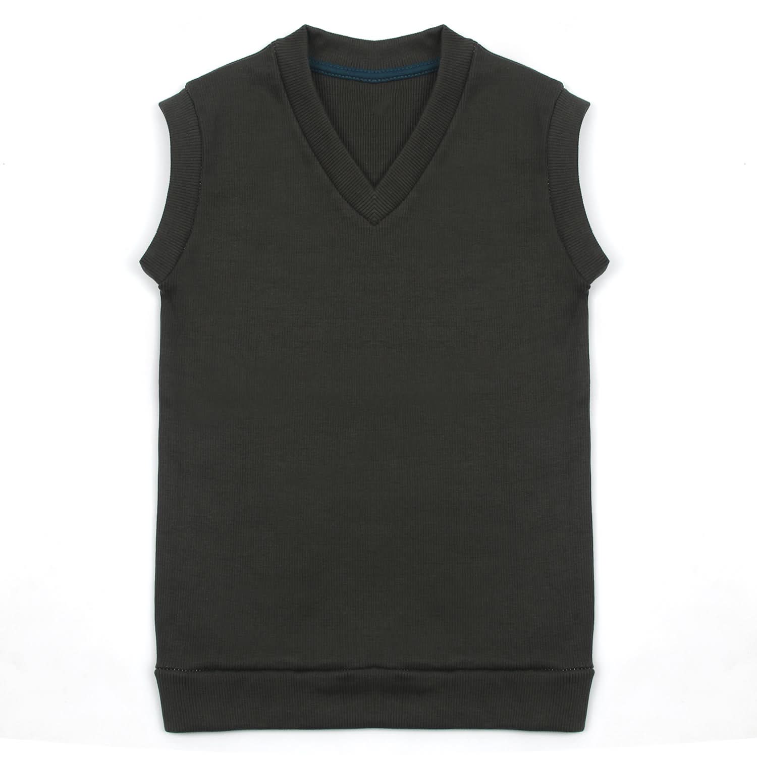 Boys Sleeveless  Sweater - Olive, Boys Sweaters, Chase Value, Chase Value
