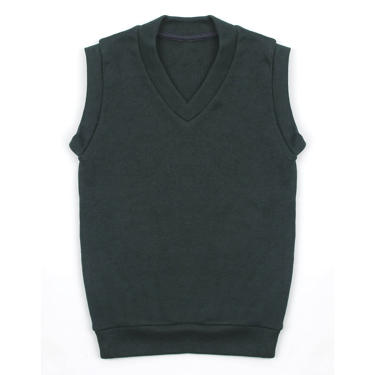 Boys Sleeveless Sweater - Dark Green, Boys Sweaters, Chase Value, Chase Value