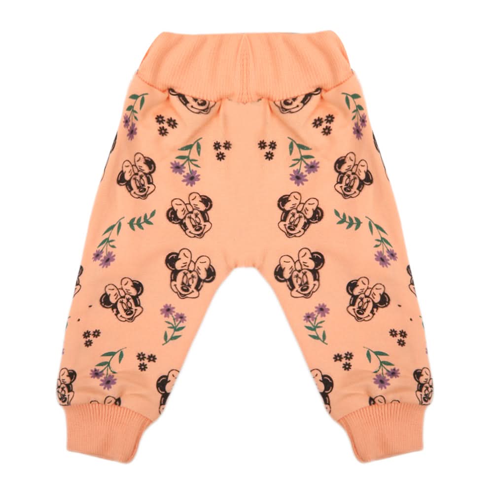 Newborn Girls Trouser - Peach, Newborn Girls Shorts Skirts & Pants, Chase Value, Chase Value