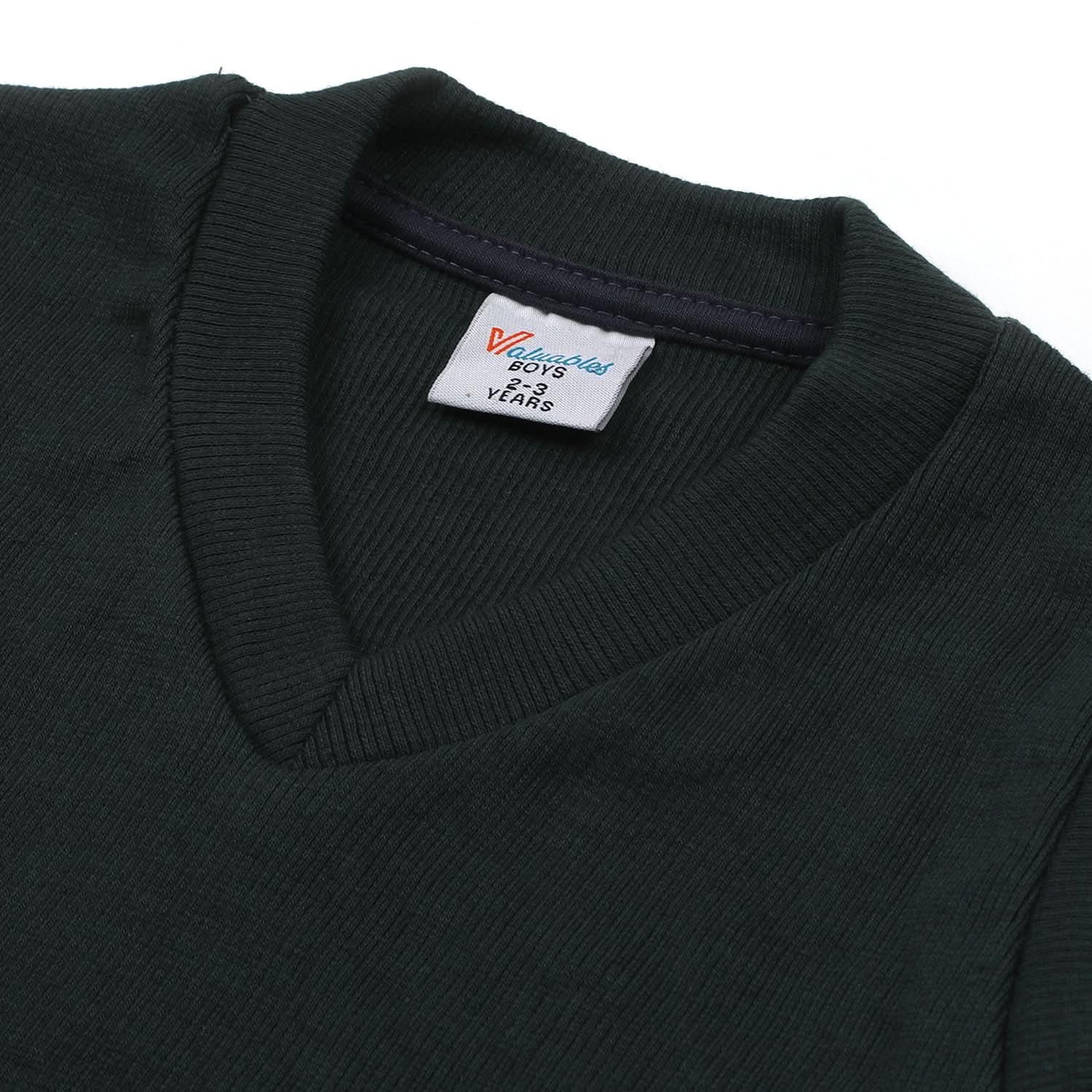 Boys Sleeveless Sweater - Dark Green, Boys Sweaters, Chase Value, Chase Value