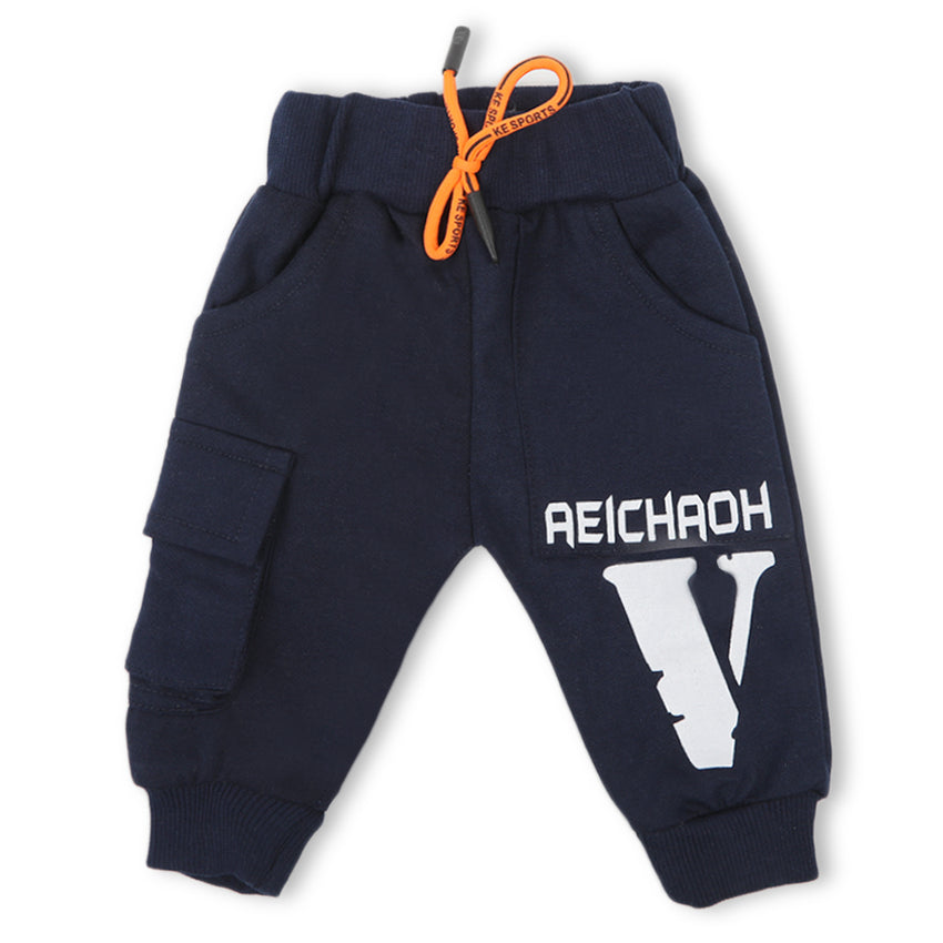 Newborn Boys Trouser - Navy Blue