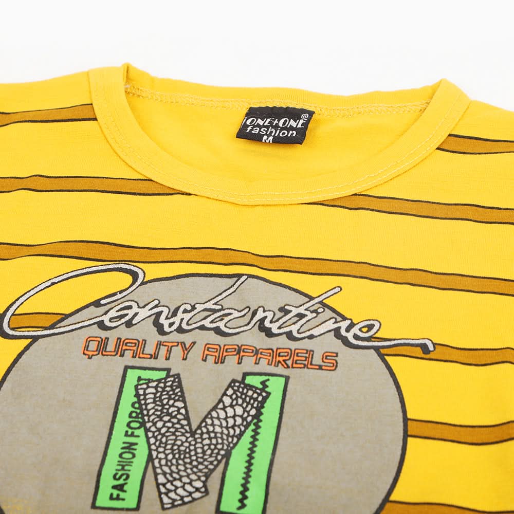 Boys Half Sleeves Suit - Mustard, Boys Sets & Suits, Chase Value, Chase Value