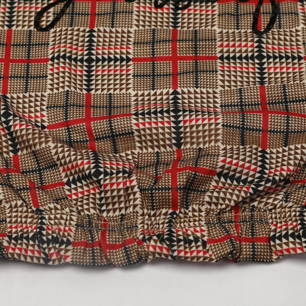 Girls Tight Half Sleeves Suit - Brown, Girls Suits, Chase Value, Chase Value