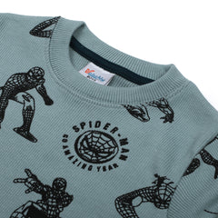 Boys Full Sleeves SweatShirt - Light Blue