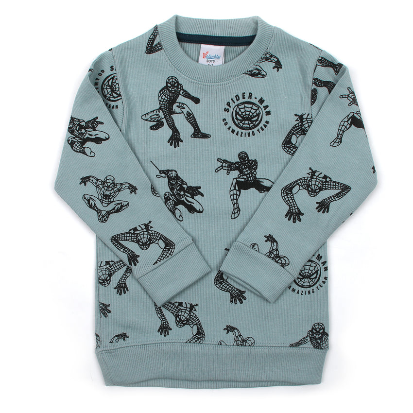 Boys Full Sleeves SweatShirt - Light Blue