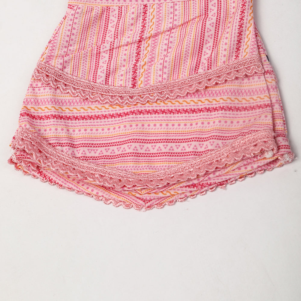 Girls Tight Half Sleeves Suit - Pink, Girls Suits, Chase Value, Chase Value