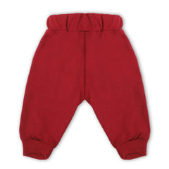 Newborn Boys Trouser - Maroon