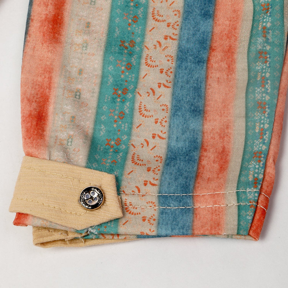 Girls Tight Half Sleeves Suit - Khaki, Girls Suits, Chase Value, Chase Value