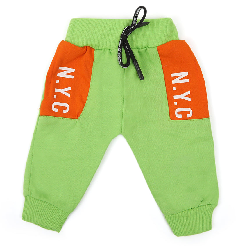 Newborn Boys Trouser - Light Green