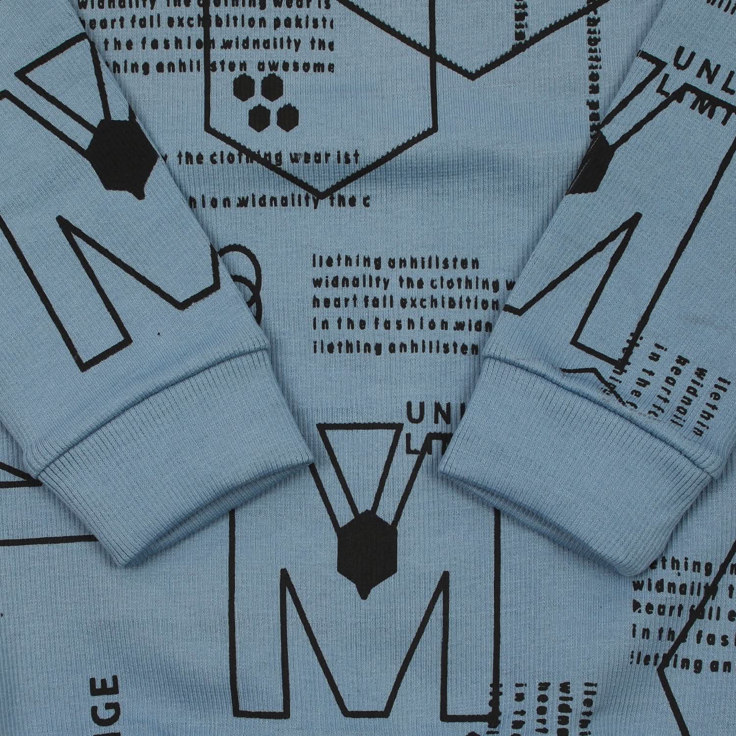 Boys Full Sleeves SweatShirt - Light Blue, Boys Hoodies & Sweat Shirts, Chase Value, Chase Value