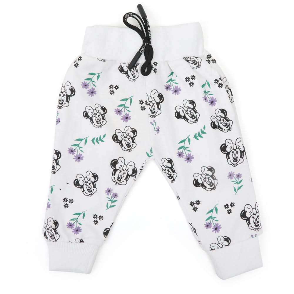 Newborn Girls Trouser - White, Newborn Girls Shorts Skirts & Pants, Chase Value, Chase Value