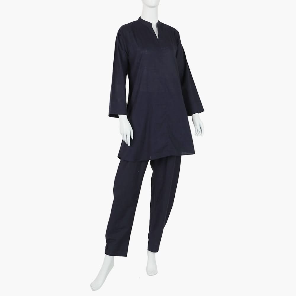 Women's Shalwar Suit - Navy Blue, Women Shalwar Suits, Chase Value, Chase Value