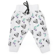 Newborn Girls Trouser - White