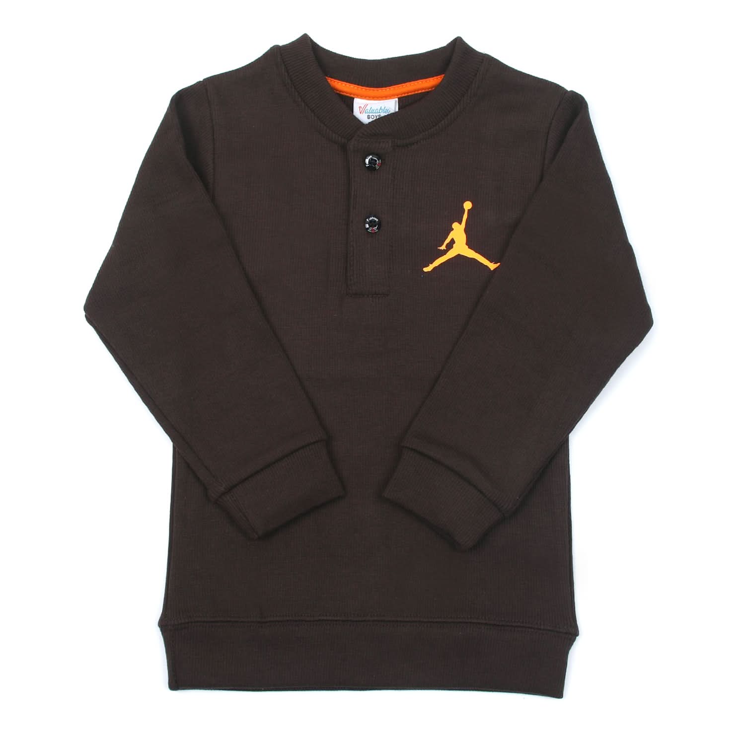 Boys Full SweatShirt - Dark Brown, Boys Hoodies & Sweat Shirts, Chase Value, Chase Value