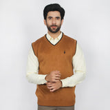 Men's Sleevesless Sweater - Beige, Men's Sweater & Sweat Shirts, Chase Value, Chase Value