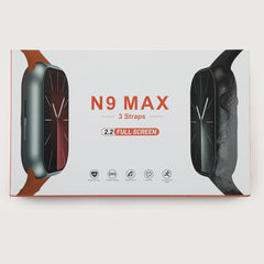 N9 Max Smart Watch Stainless Steel 3 Straps